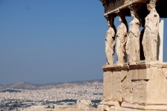 Widok na akropol - Ateny