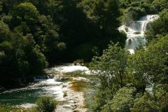 Atrakcje podczas rejsu w Chorwacji - wodospady - Krka